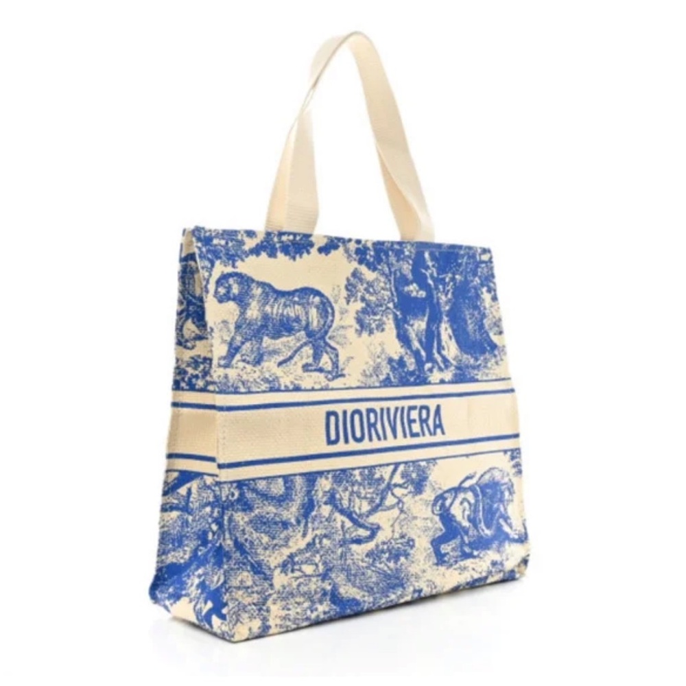 Authentic Christian Dior Straw Tote. *VIP* - Picture 2 of 3